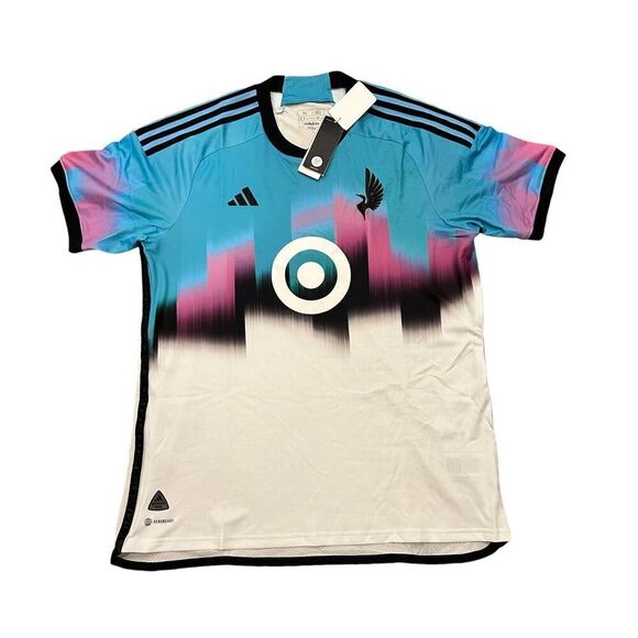 BNWT Minnesota United 2023/2024 MLS Northern Lights Away Soccer Jersey Size XL - Picture 1 of 4